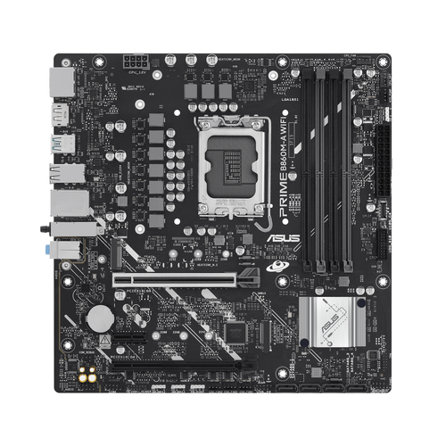 ASUS PRIME B860M-A WIFI-CSM, Intel, LGA 1851 (Socket V1), Intel Core Ultra (Series 2), LGA 1851, DDR5-SDRAM, 256 GB